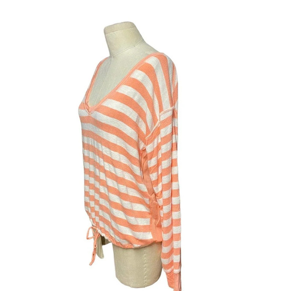 Young Fabulous & Broke Top Tumbleweed Striped Sweater Mango‎ Orange Size XS - Picture 4 of 11